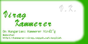 virag kammerer business card